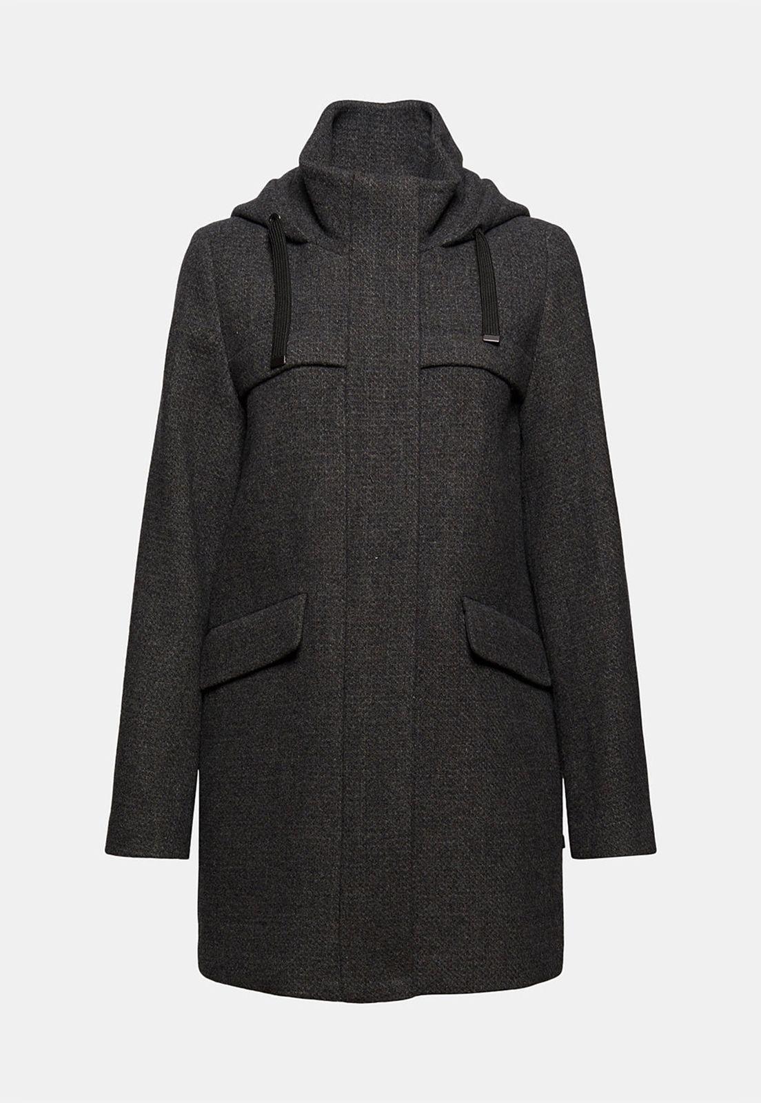 Abrigo Con Capucha Esprit-3