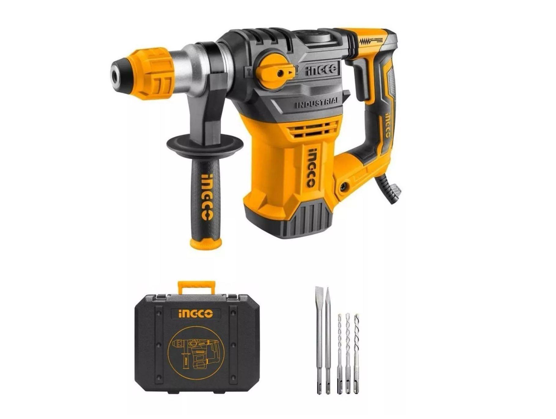 Rotomartillo Eléctrico Sds Plus Ingco 1500 W Indus-4