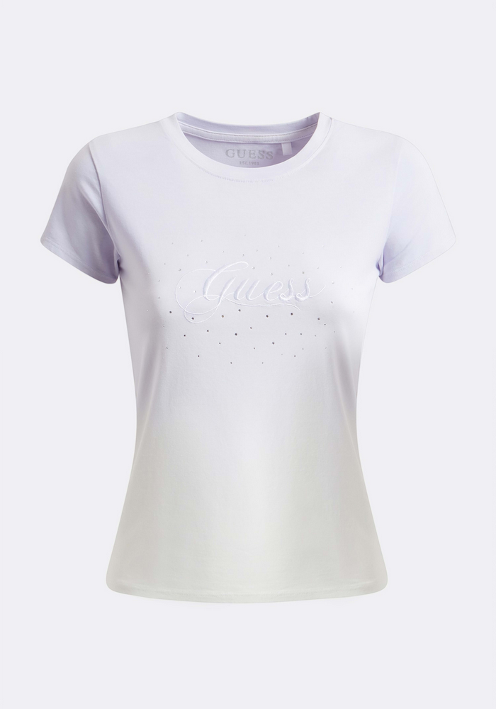 Polera Guess Ss Guess Script BLANCO-2