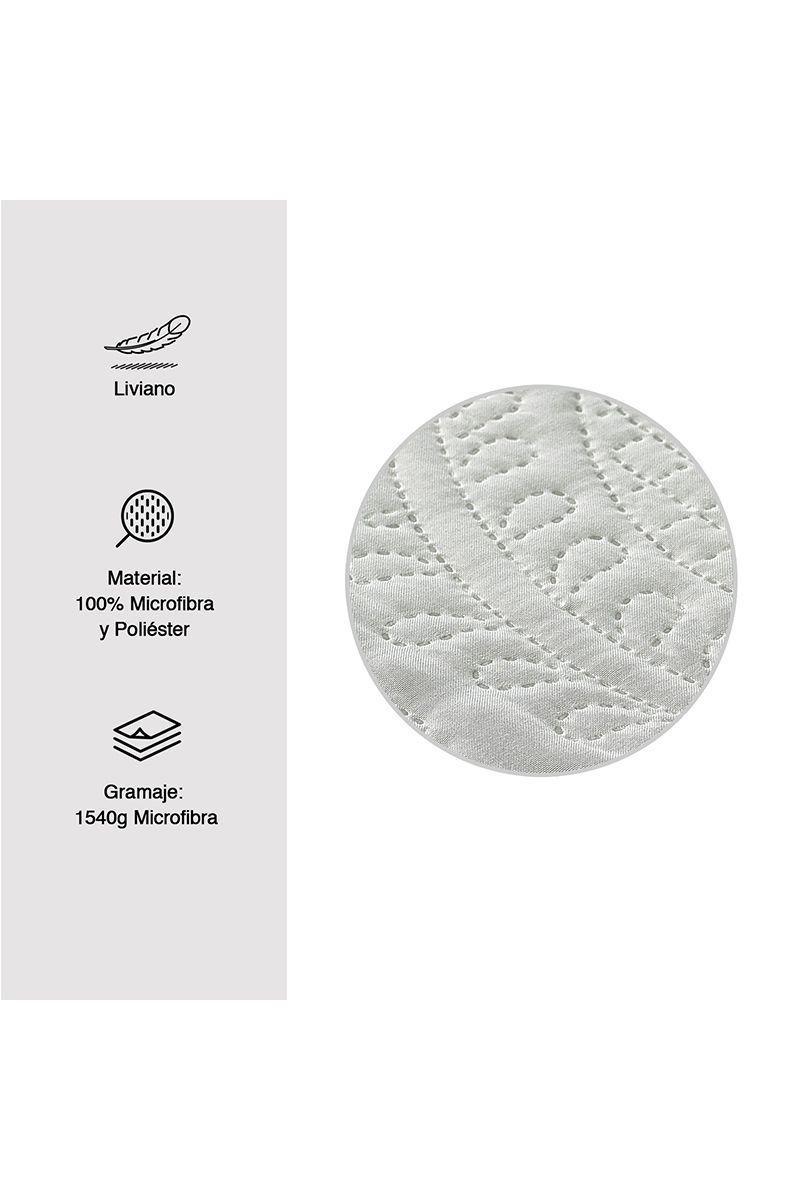 Quilt Diseño Fundas Julieta 2 Pl Blanco-2