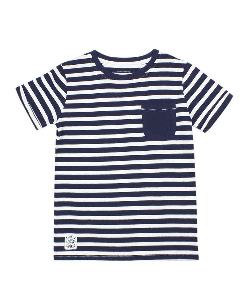 Polera Kids Niño Listada #Denimlife Ficcus-0