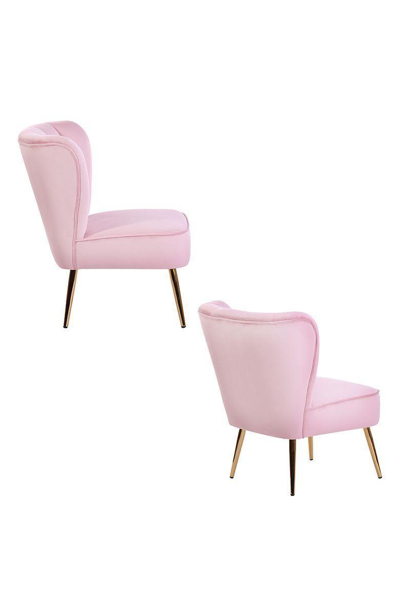 Sitial Amadeo con Patas Doradas Rosa-3