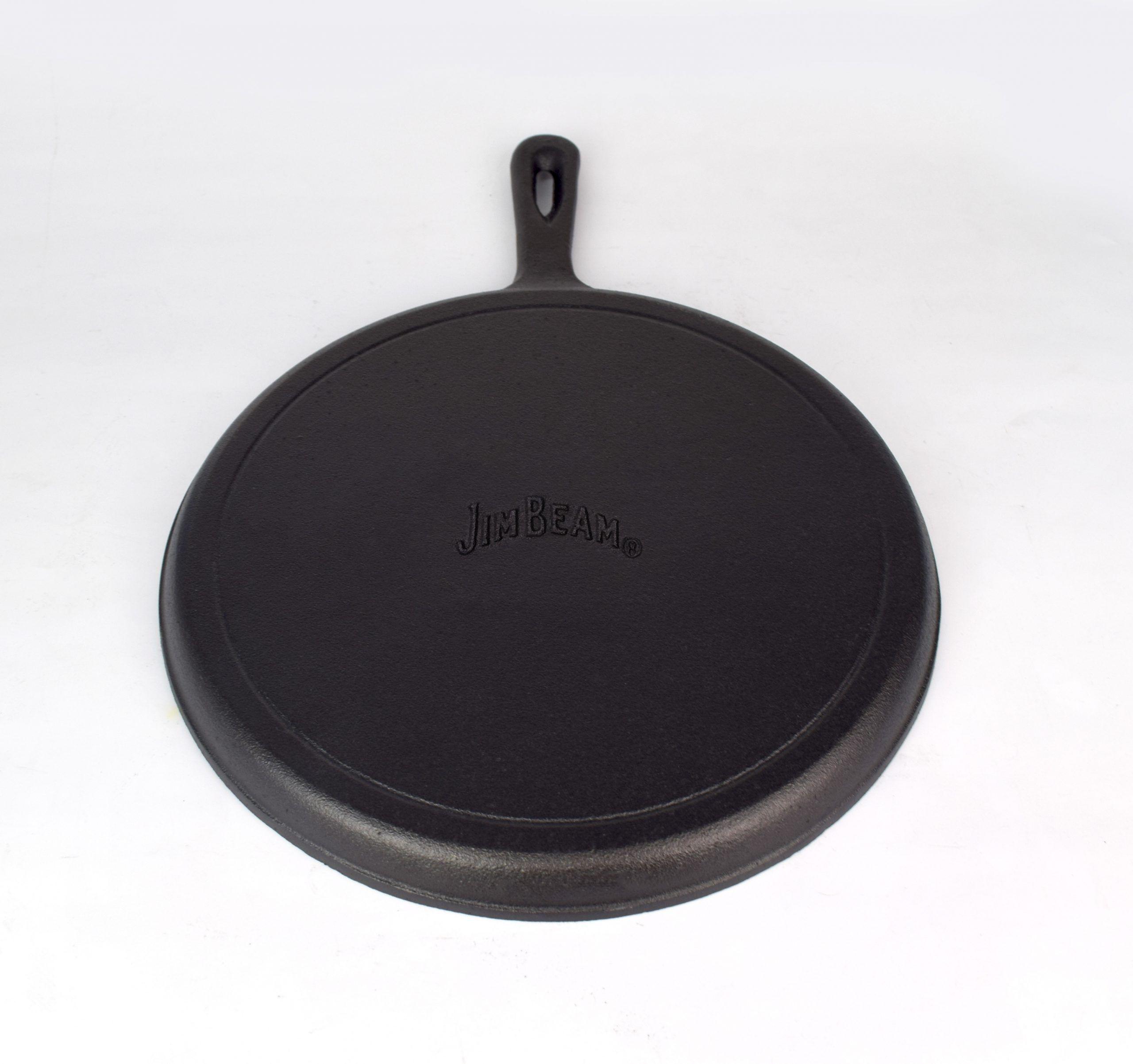 Plancha Redonda 26cm De Hierro Fundido Jim Beam-1