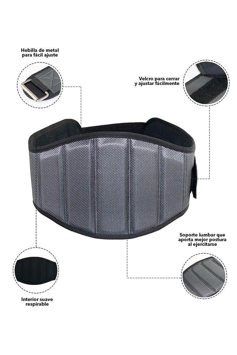 Cinturón de Levantamiento Talla L Negro-3