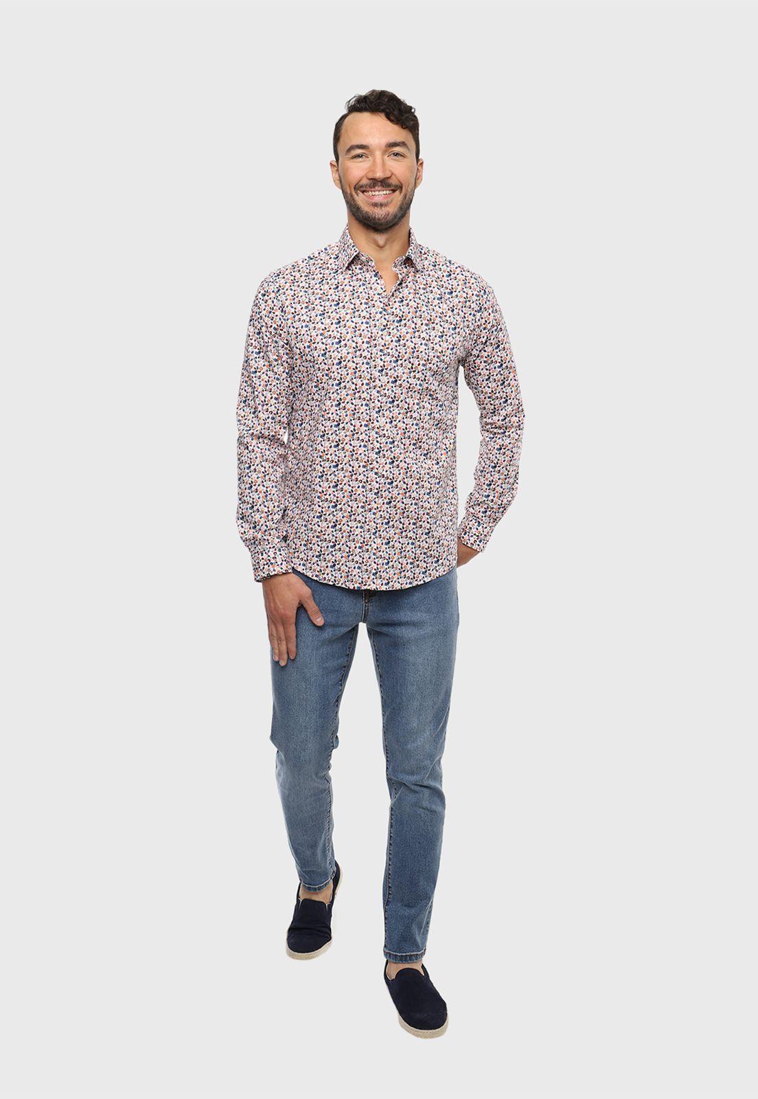 Camisa Casual Print Spandex Arrow-3