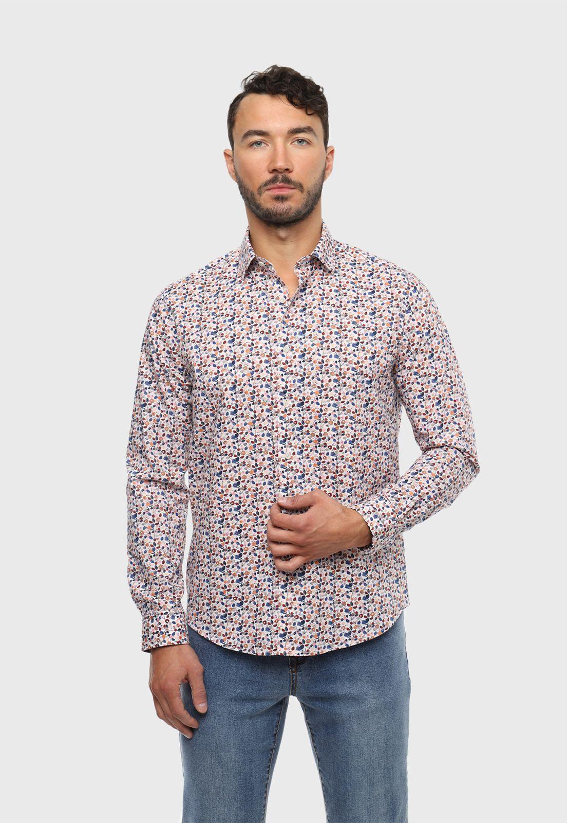 Camisa Casual Print Spandex Arrow-0