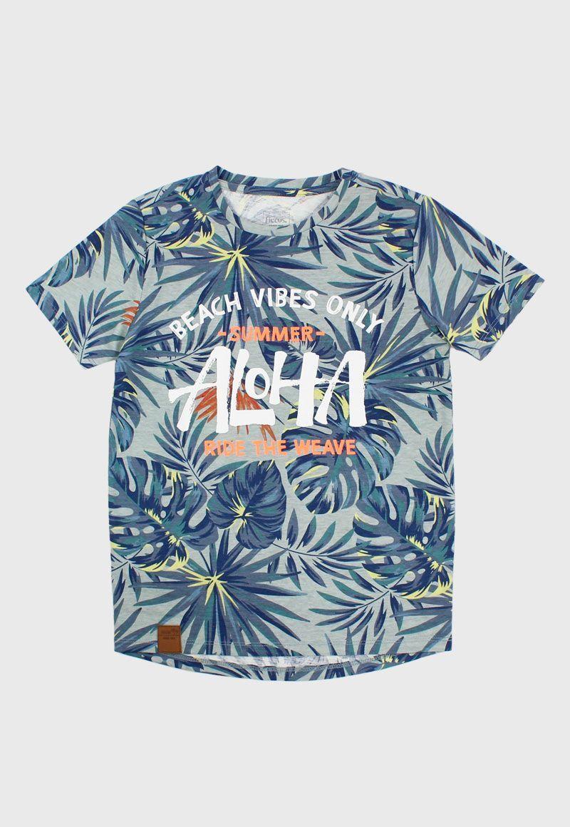 Polera junior niño estampada craft 348-0