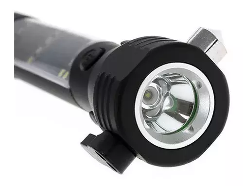 Linterna Led Recargable Solar T09 Rompe Vidrios -4