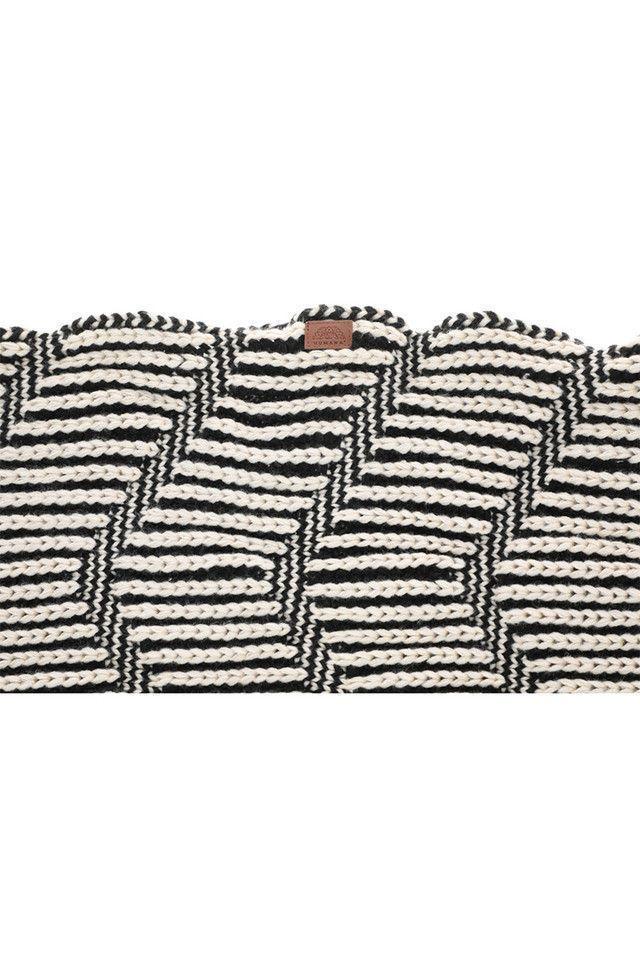 Cuello Tejido Negro Beige Humana-1