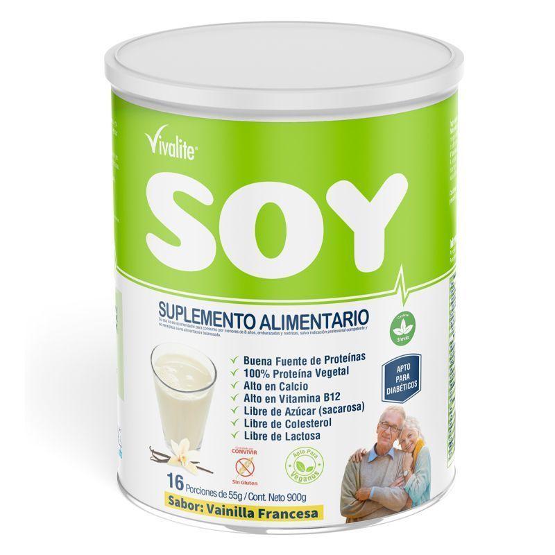 Vivalite SOY Suplemento Sab Vainilla Franc 900gr-0