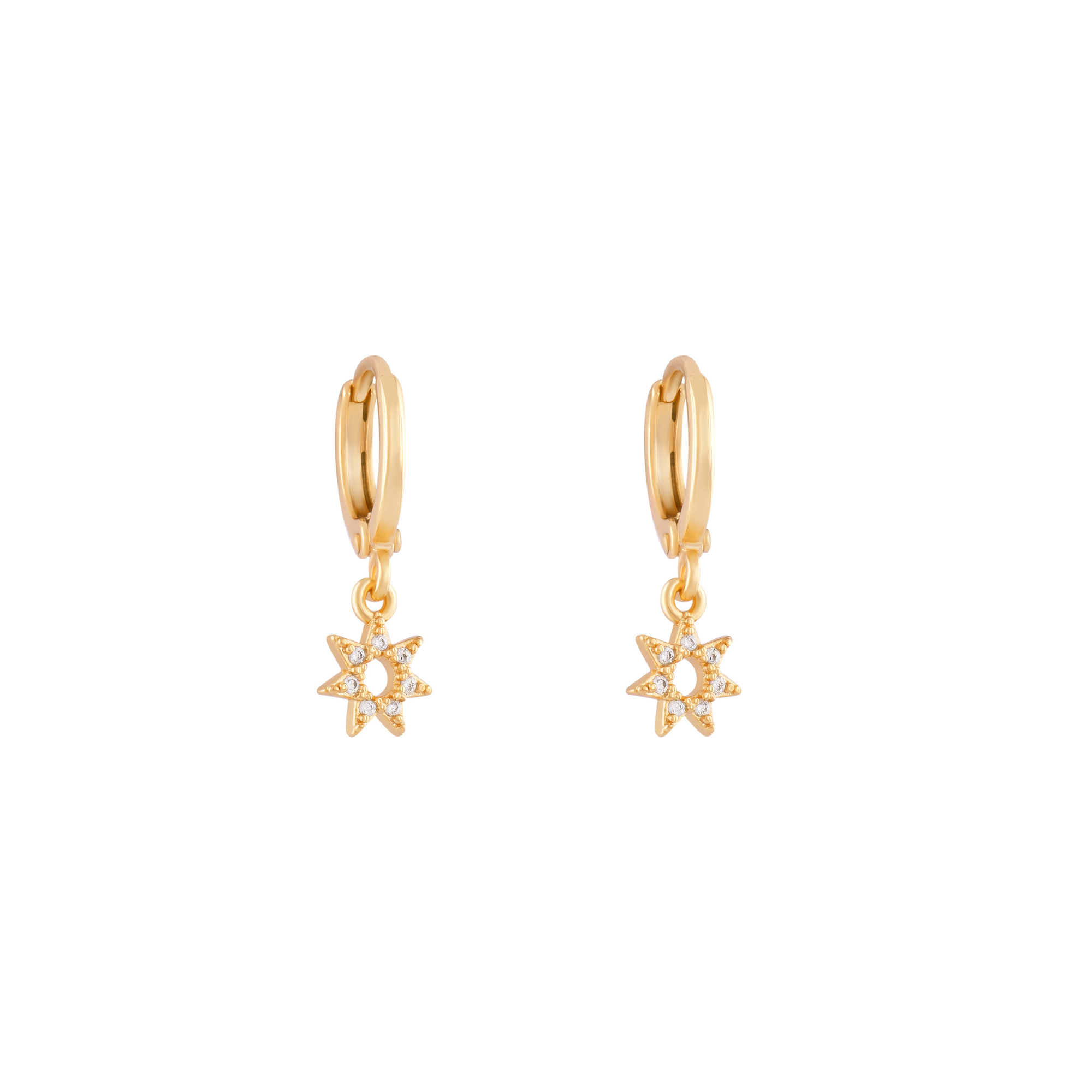Aros Argollas Gala bañadas en oro Hadara Joyas-0