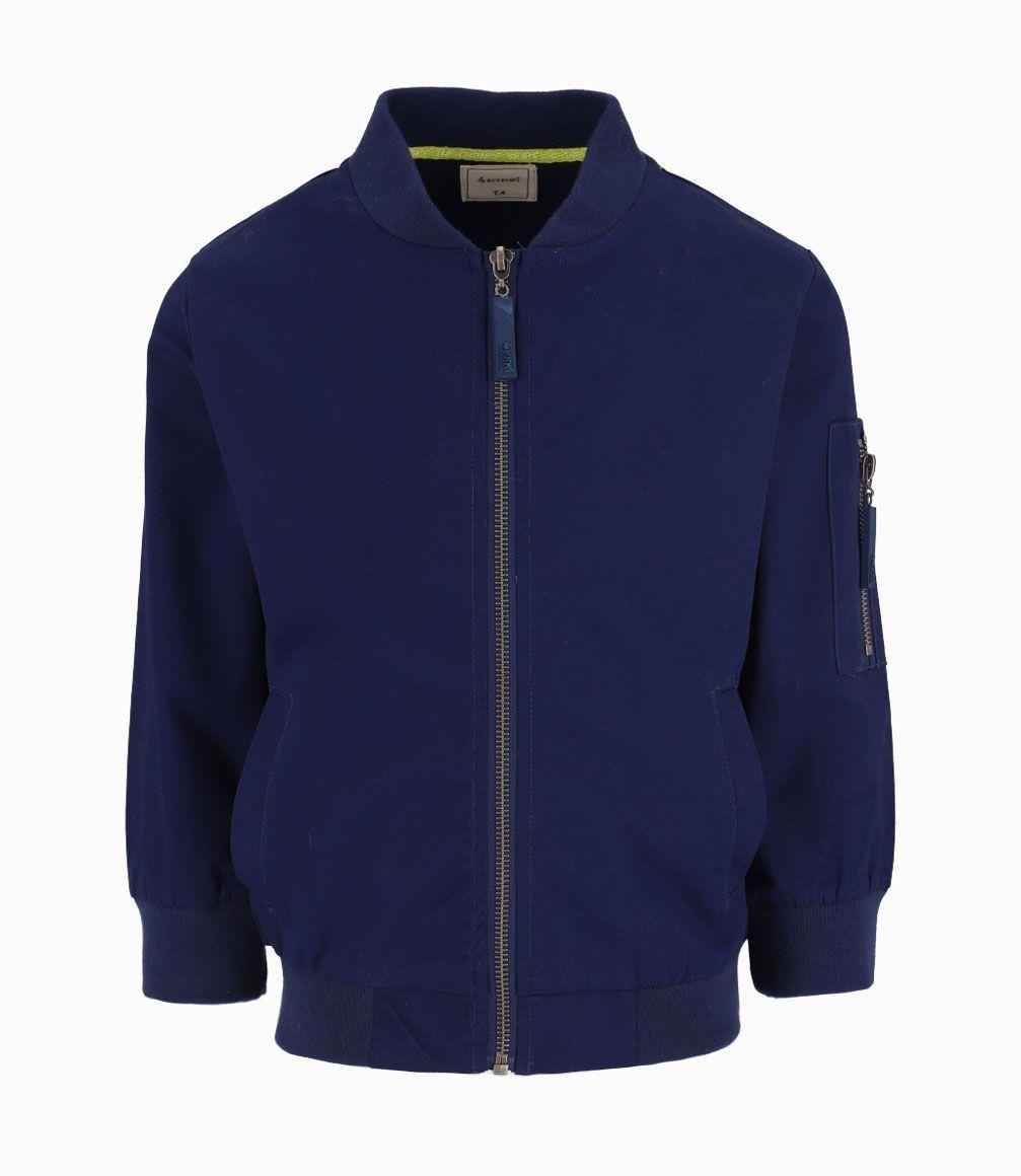 Chaqueta Bomber Niño Algodón Azul Marino 4 Kids-0