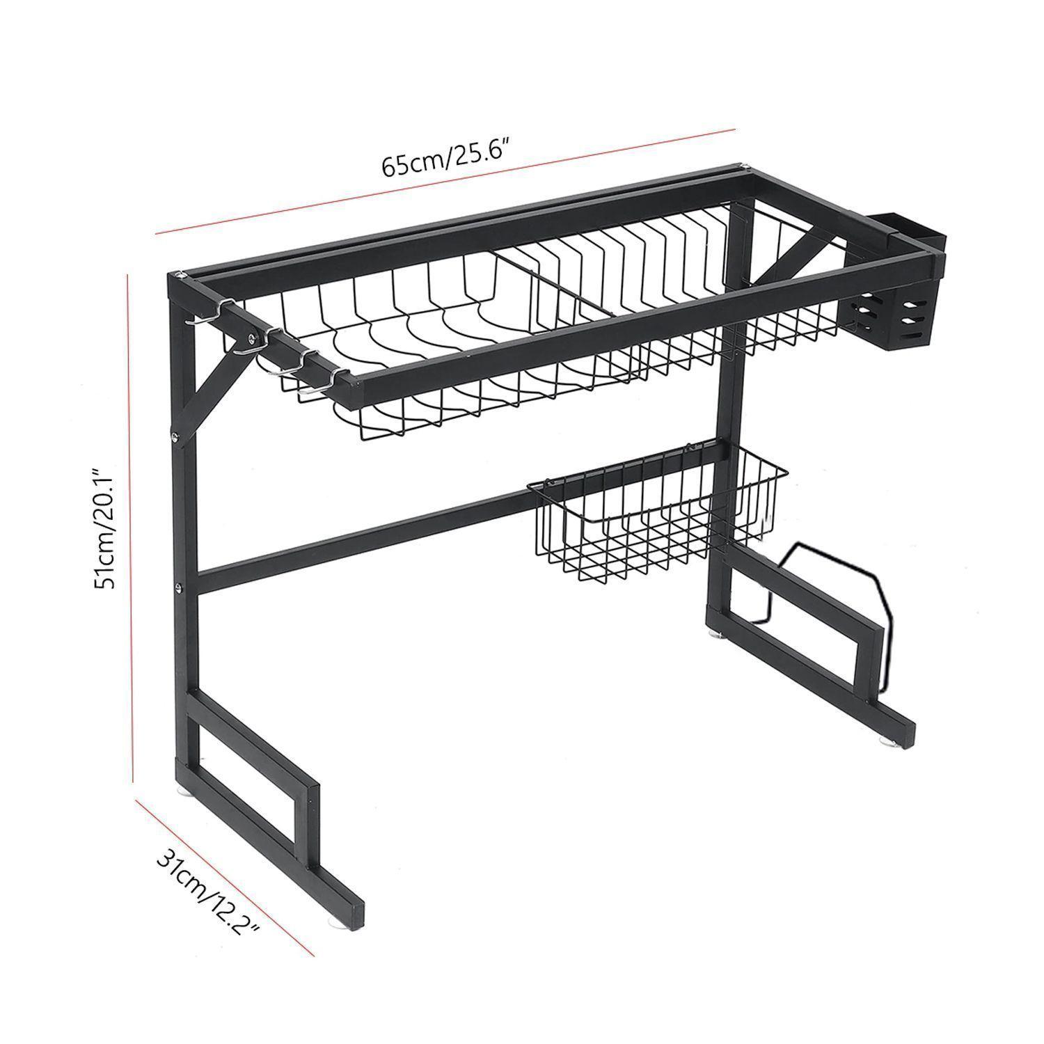 Rack Secador/ Escurridor de Loza - Acero Inoxidable - 65 cm-2