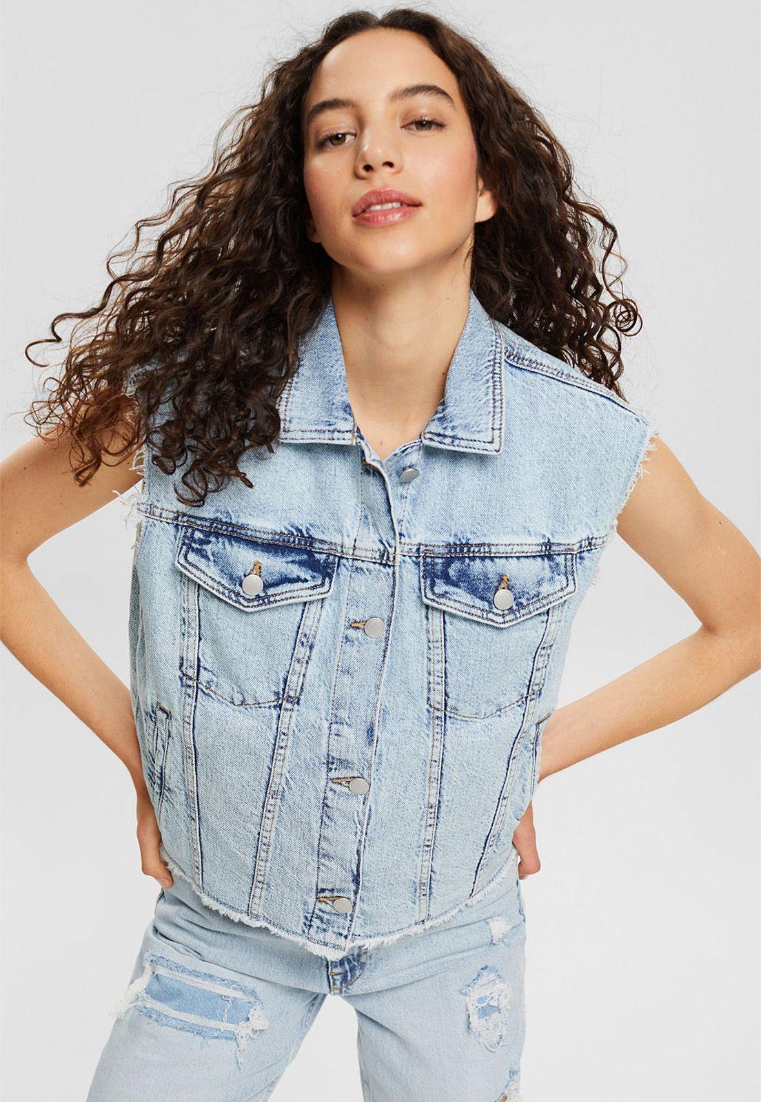 Chaqueta Mezclilla Mujer Esprit 052CC1H303-0