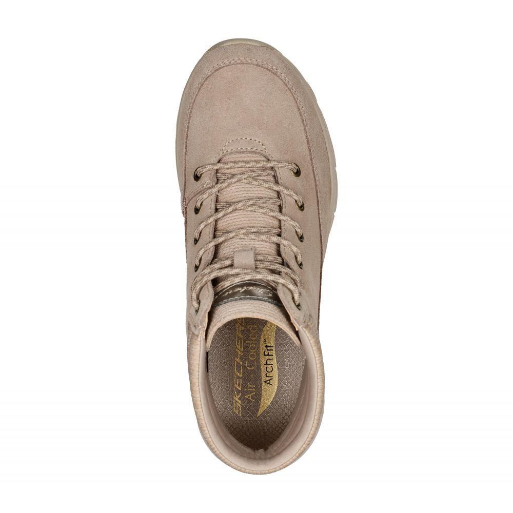 Botin Mujer Arch Fit Smooth Beige Skechers-1