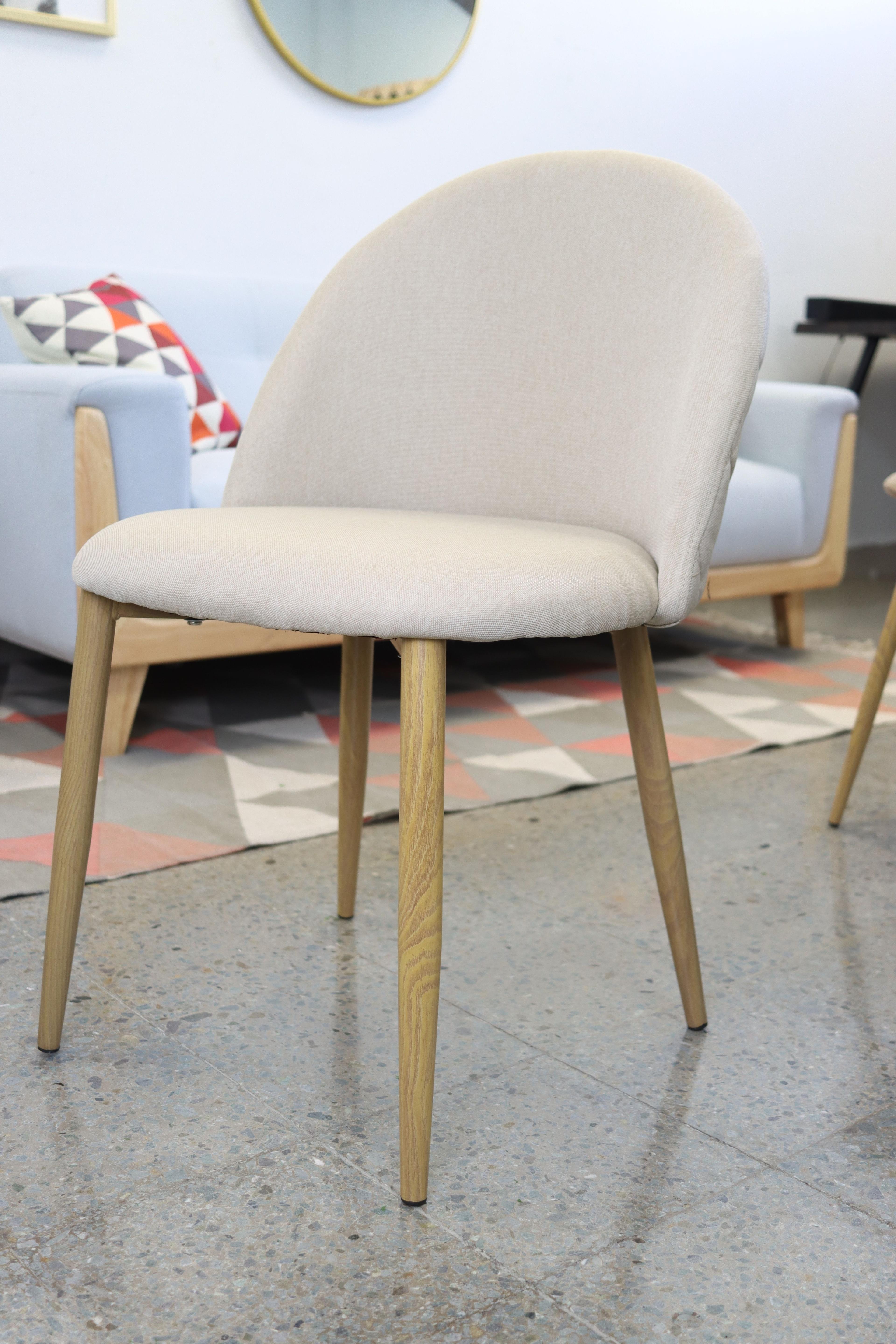 Silla Lino Oak Crema-2