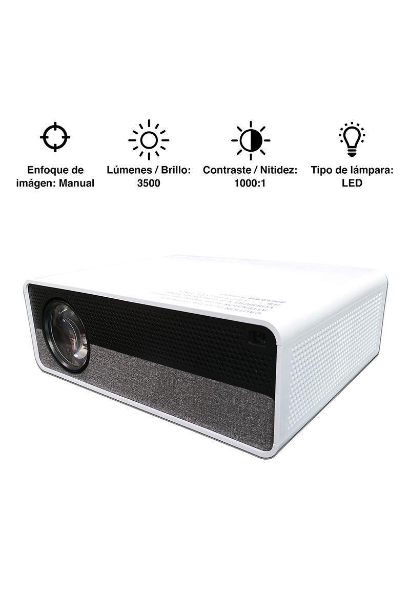 Proyector Q9 Full HD 11,1x23,7x31,7 cm Blanco-1