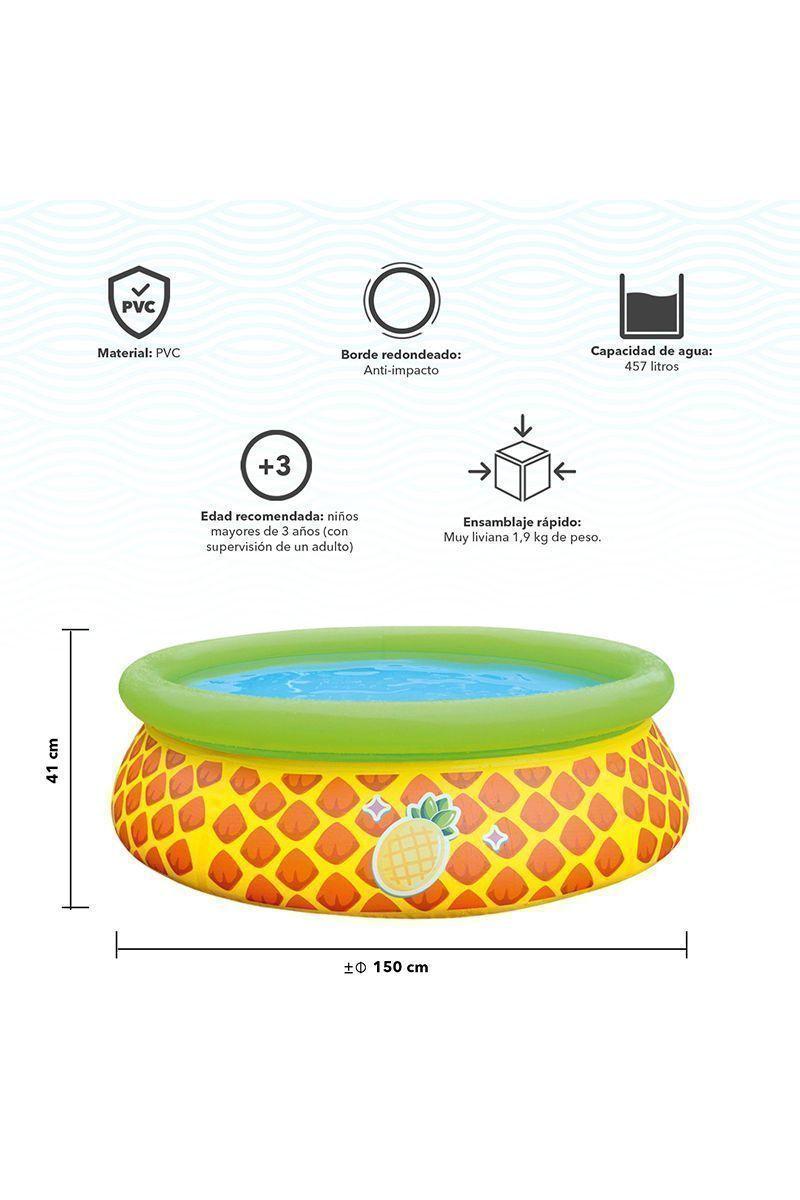 Piscina inflable Piña 457Lts 41cmx150cm Multicolor-2