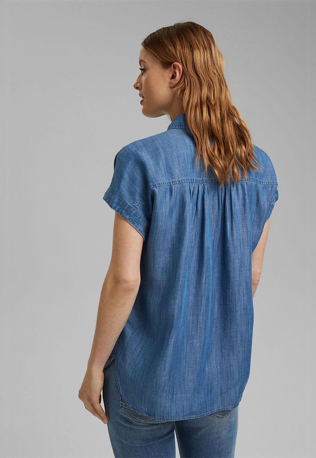 Blusa De Tencel Esprit-1