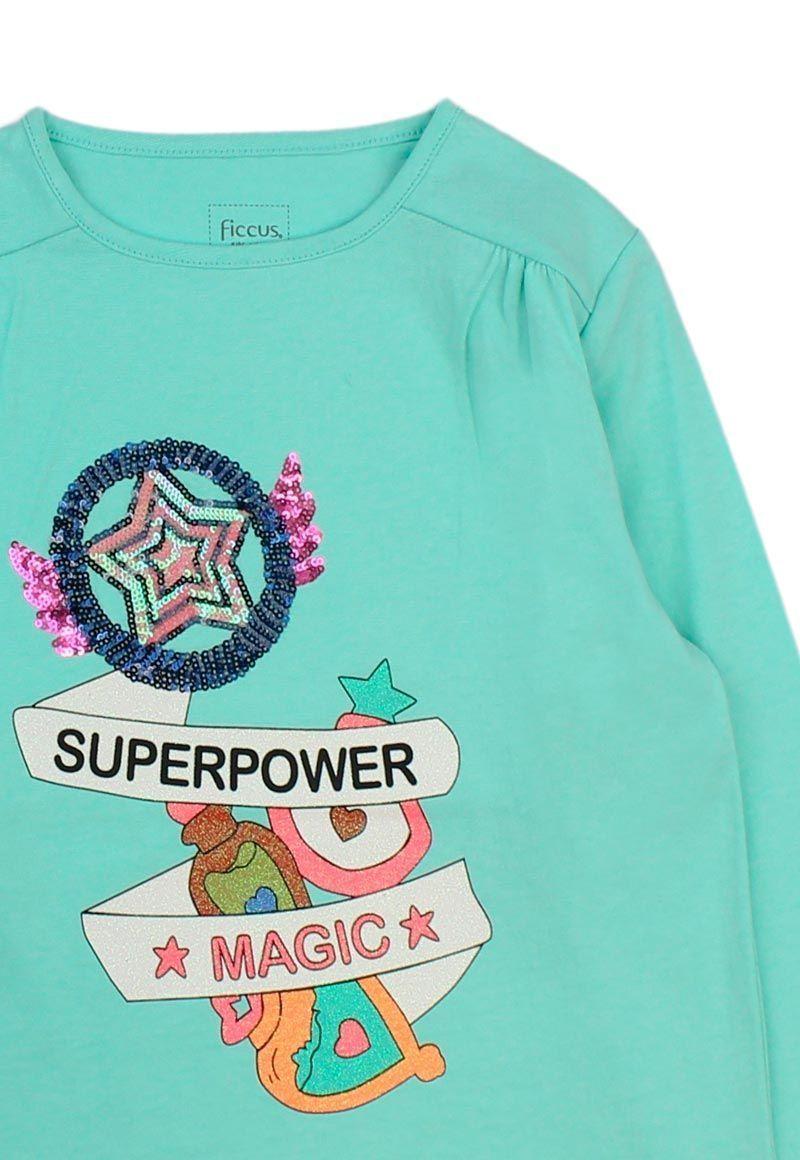 Polera kids niña recogido power 278-2