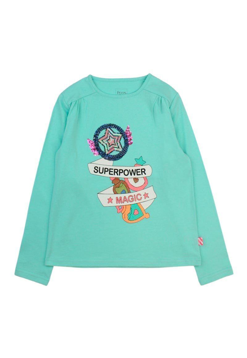 Polera kids niña recogido power 278-0