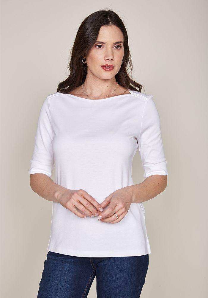 Polera Aragon Blanco -0