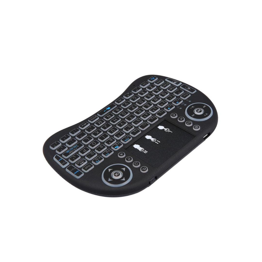 Mini Teclado Inalámbrico Touchpad Multicolores I8-2