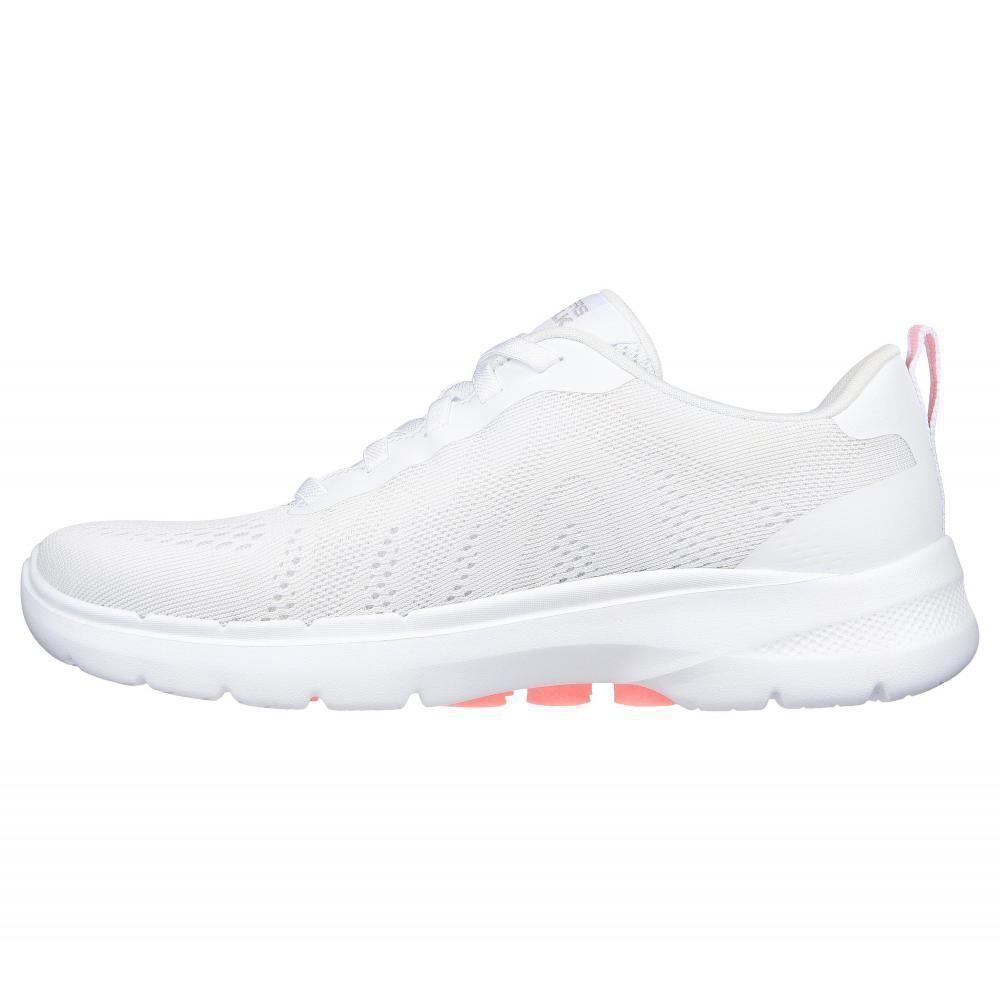 Zapatilla Mujer Go Walk 6 Blanco Skechers-3