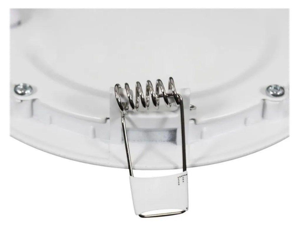 Foco Panel Plafon Led Embutido Empotrado Redondo 6w 12cm 220-1