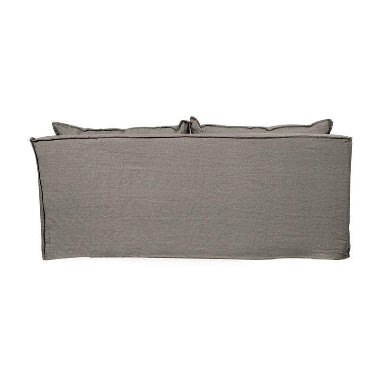 Sofá Rehue Chenille Gris Piedra 3C-2