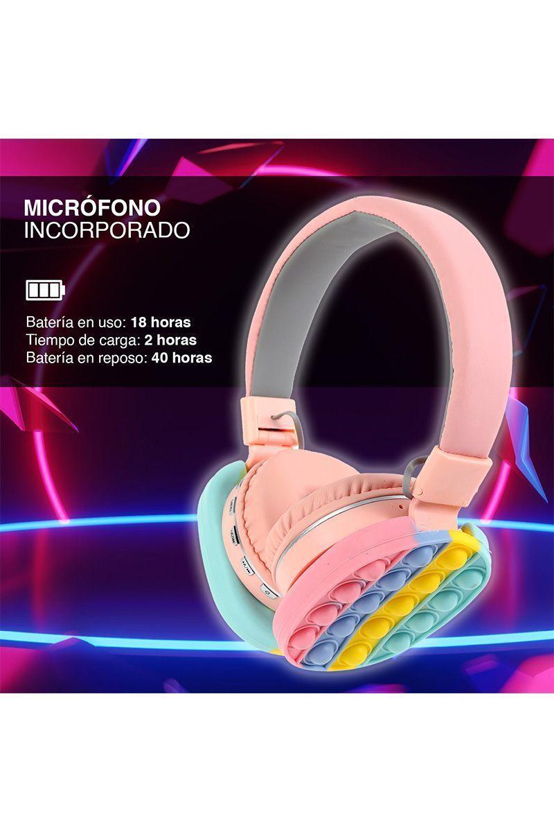 Audífonos Headphones 806E Rosado-3