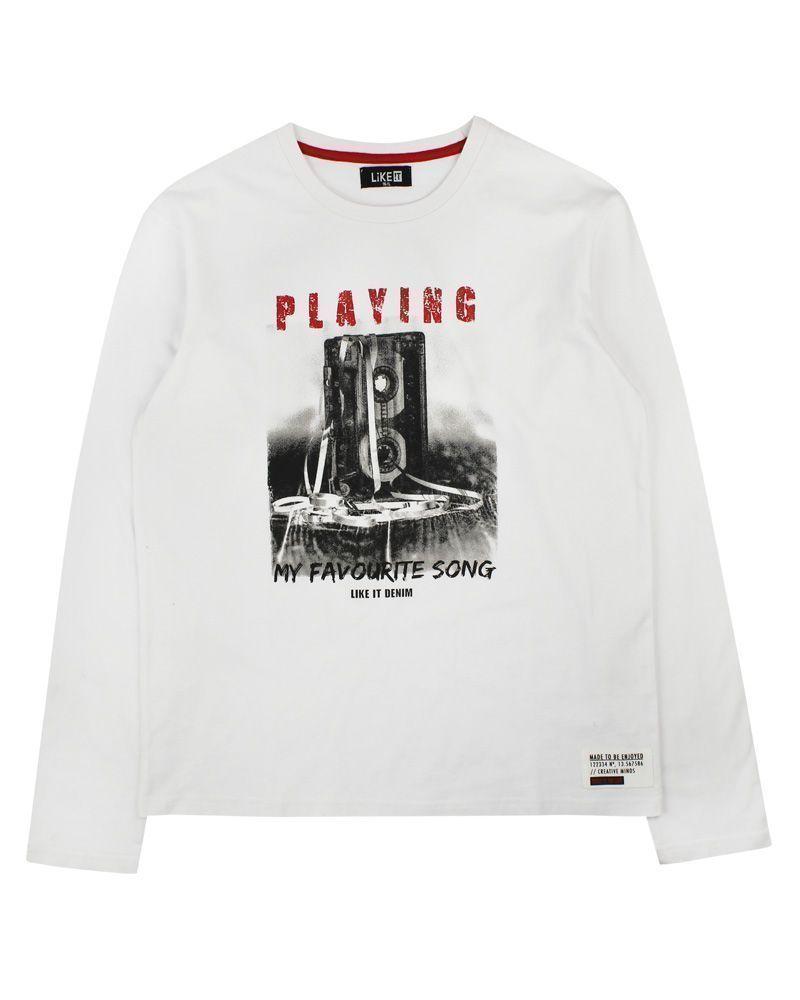 Polera Teens Niño Manga Corta Neo Grunge Like it-0