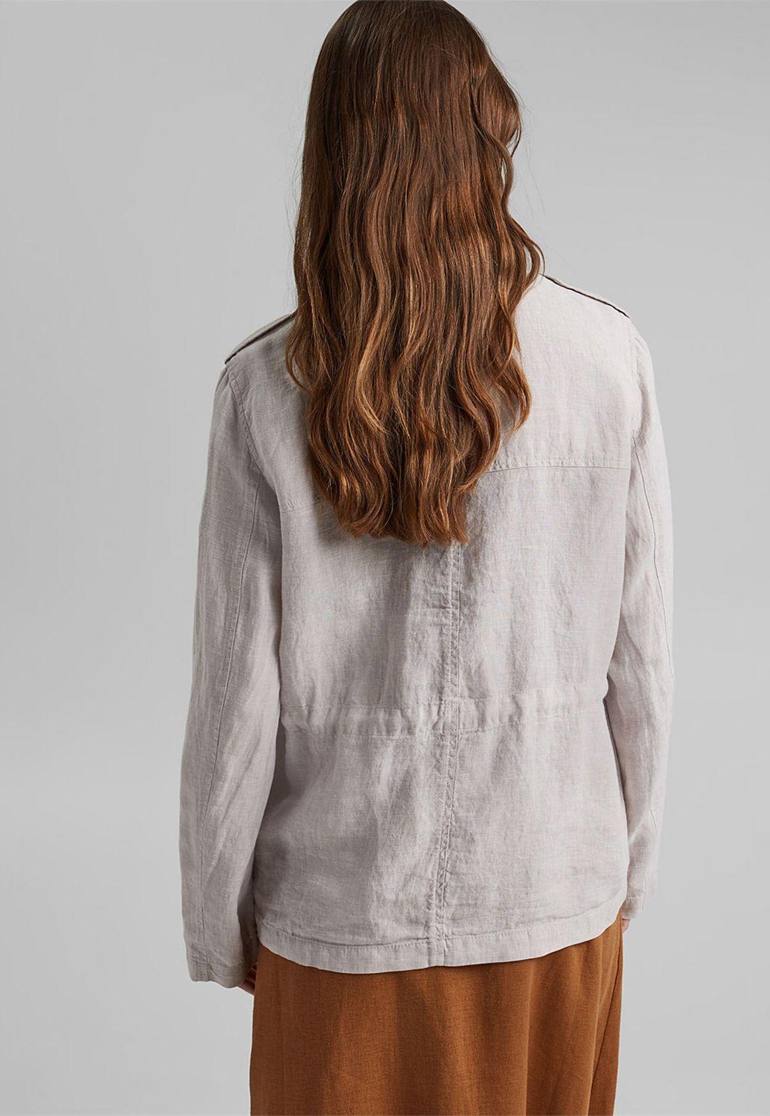 Chaqueta Mujer De Lino Esprit-1