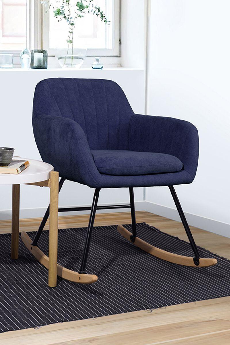 Mecedora Maniar Sitial con Apoyabrazos Azul-5