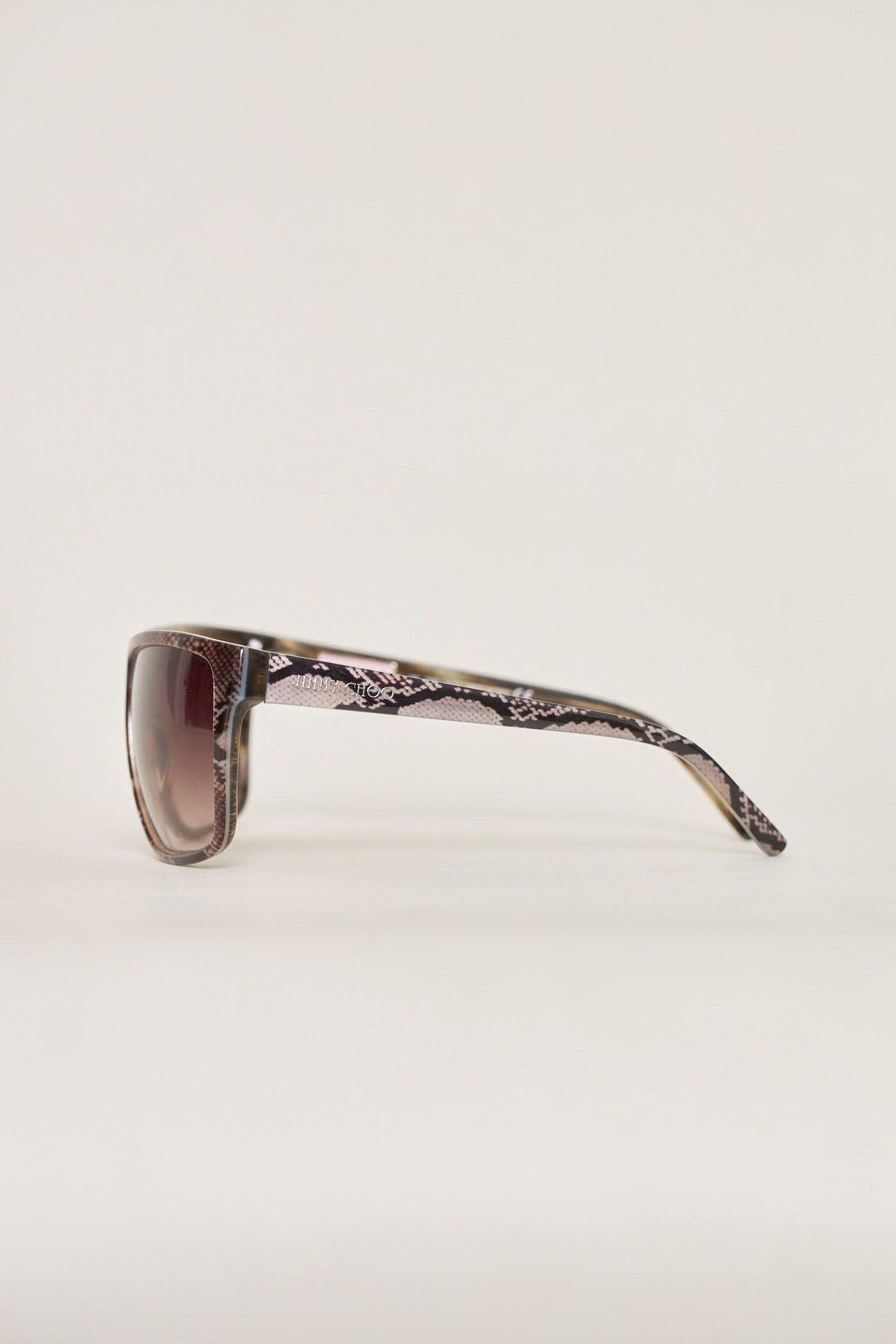Lentes vintage reciclado grafito jimmy choo talla M -3