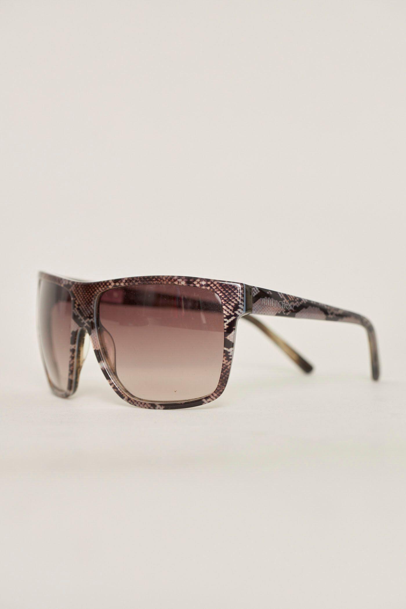 Lentes vintage reciclado grafito jimmy choo talla M -1