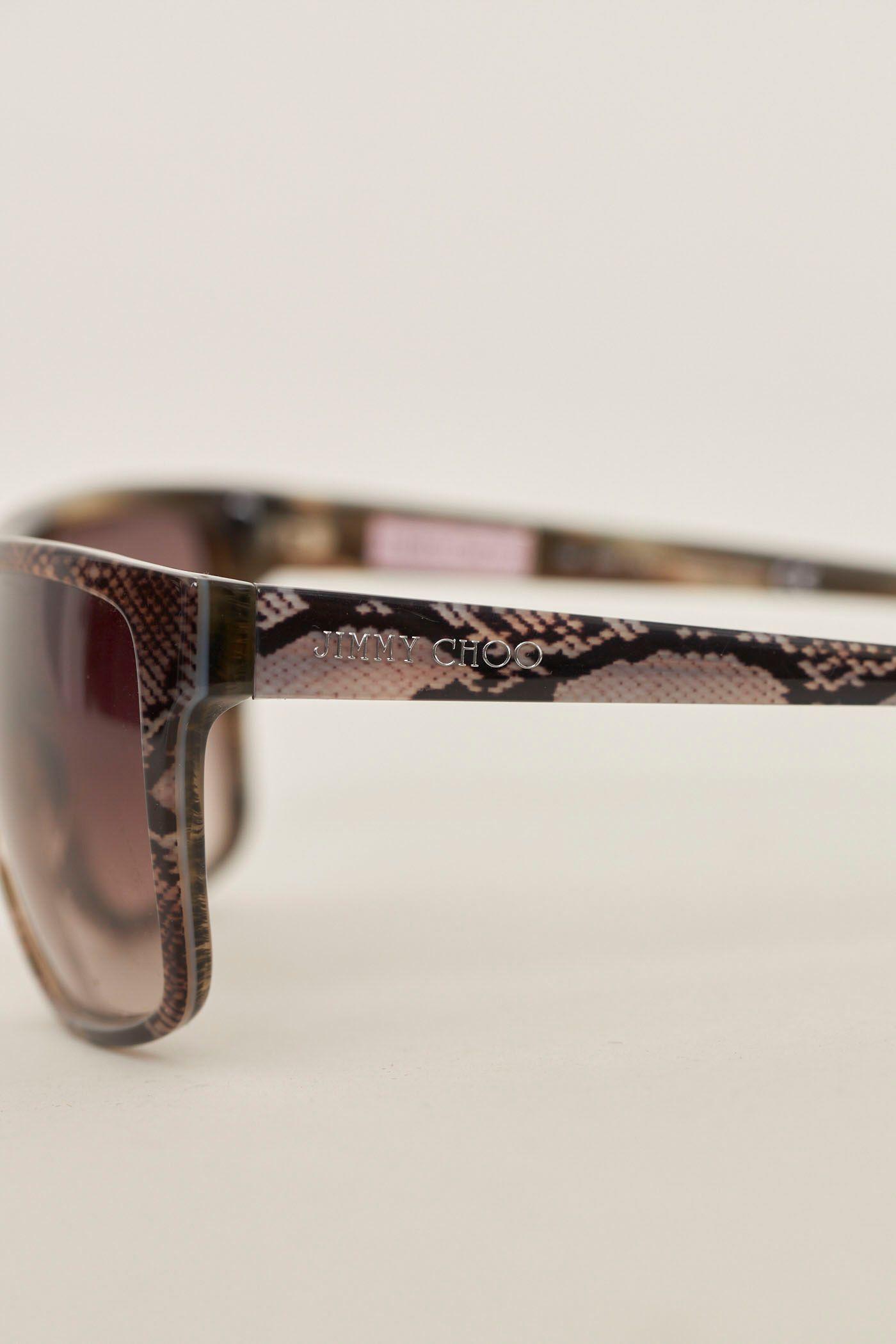 Lentes vintage reciclado grafito jimmy choo talla M -2