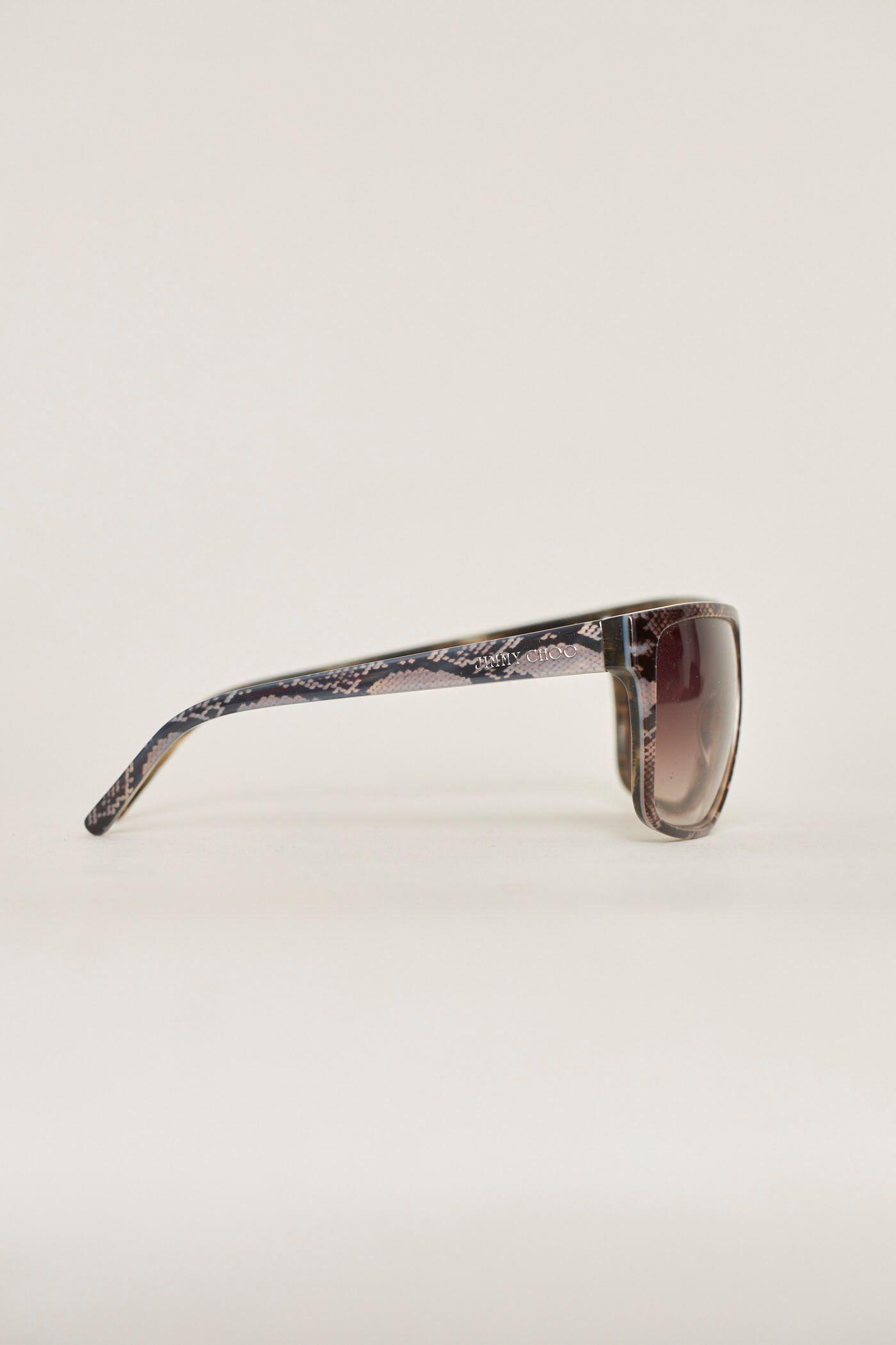 Lentes vintage reciclado grafito jimmy choo talla M -4