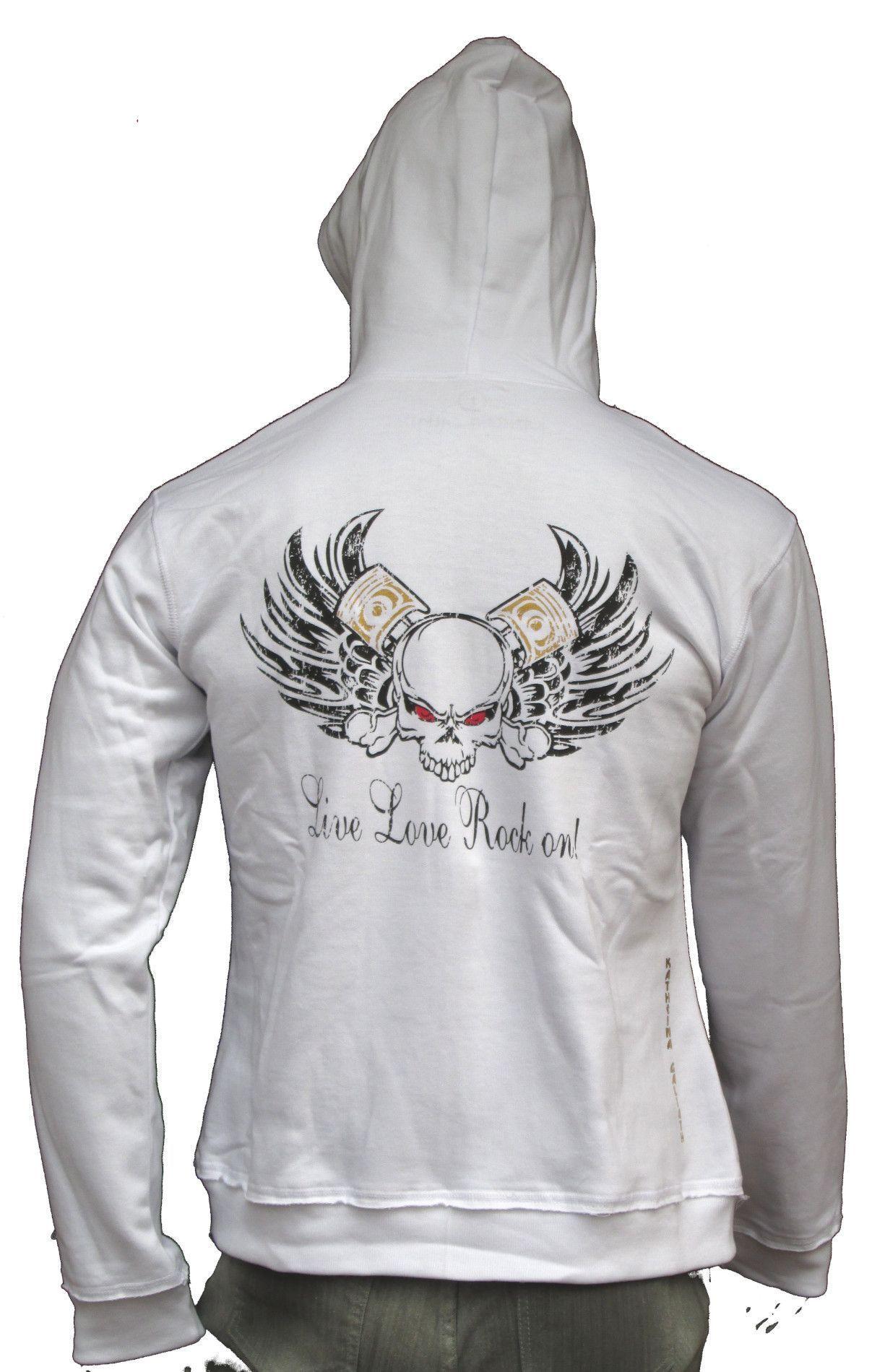 Poleron Mujer Calavera Moto-0