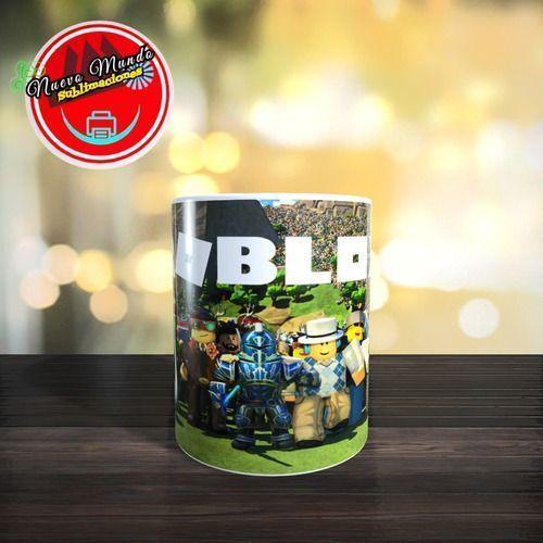 Taza Blanca De Roblox-0