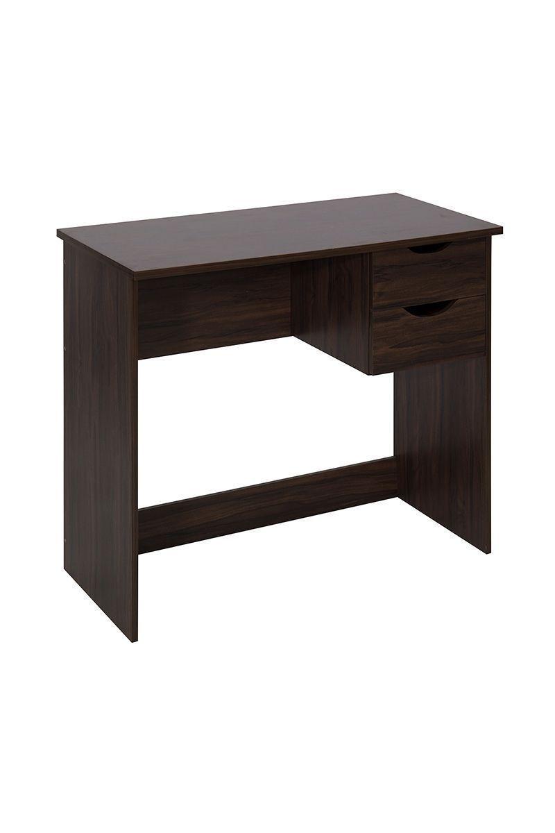 Escritorio Home Office con 2 Cajones Café-0