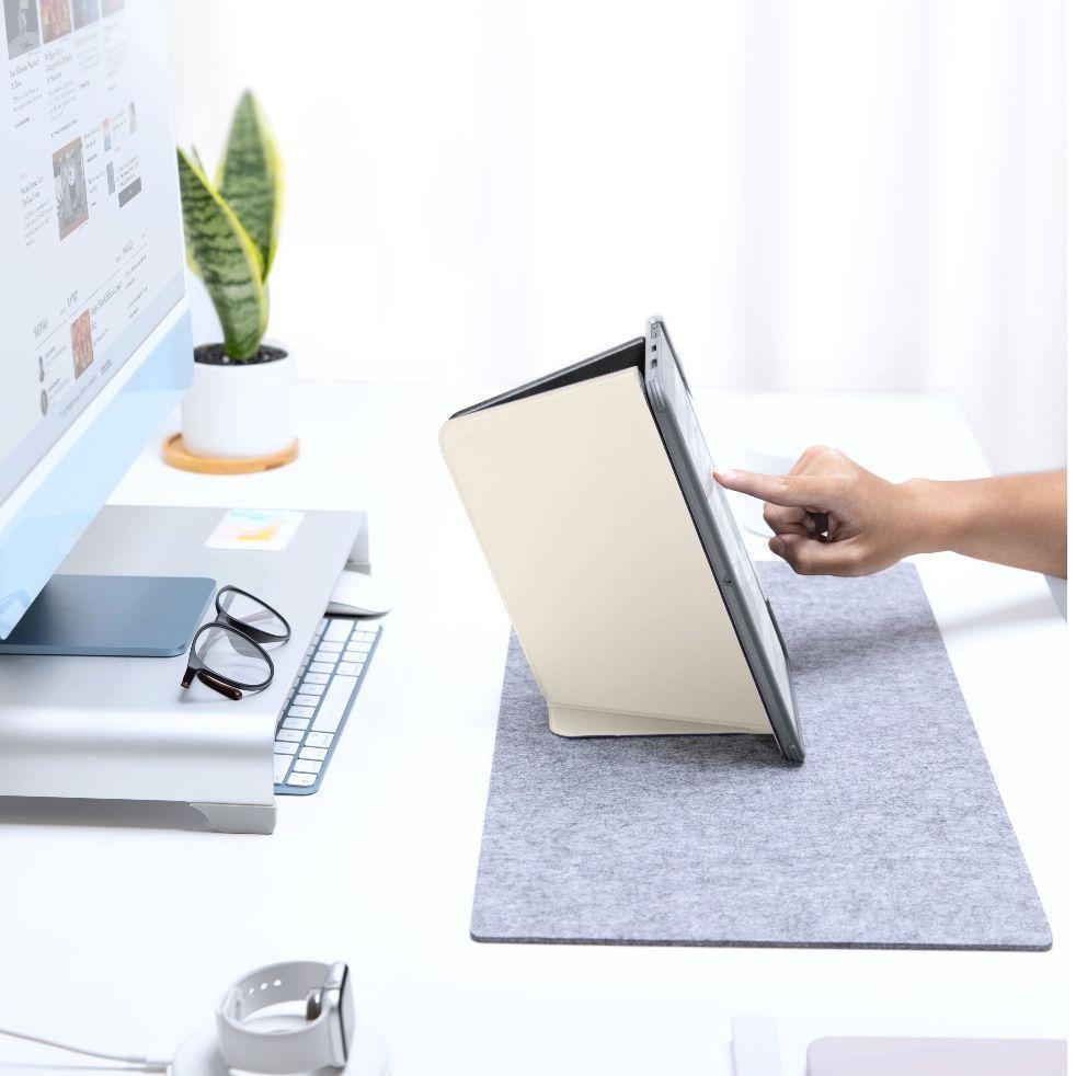 Tomtoc Funda Vertical iPad Pro 11″ 4ª/3ª gn Blanco-1