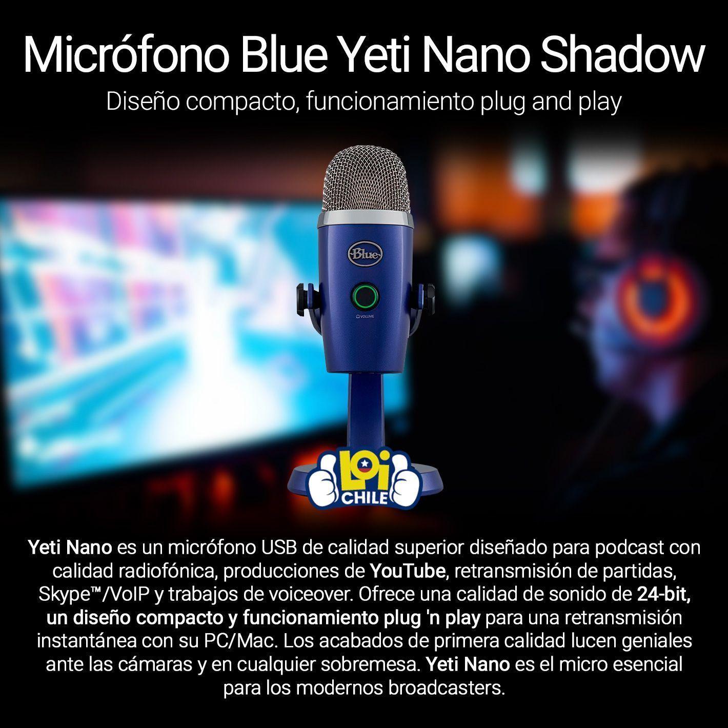 Micrófono Profesional Blue Yeti Nano-2
