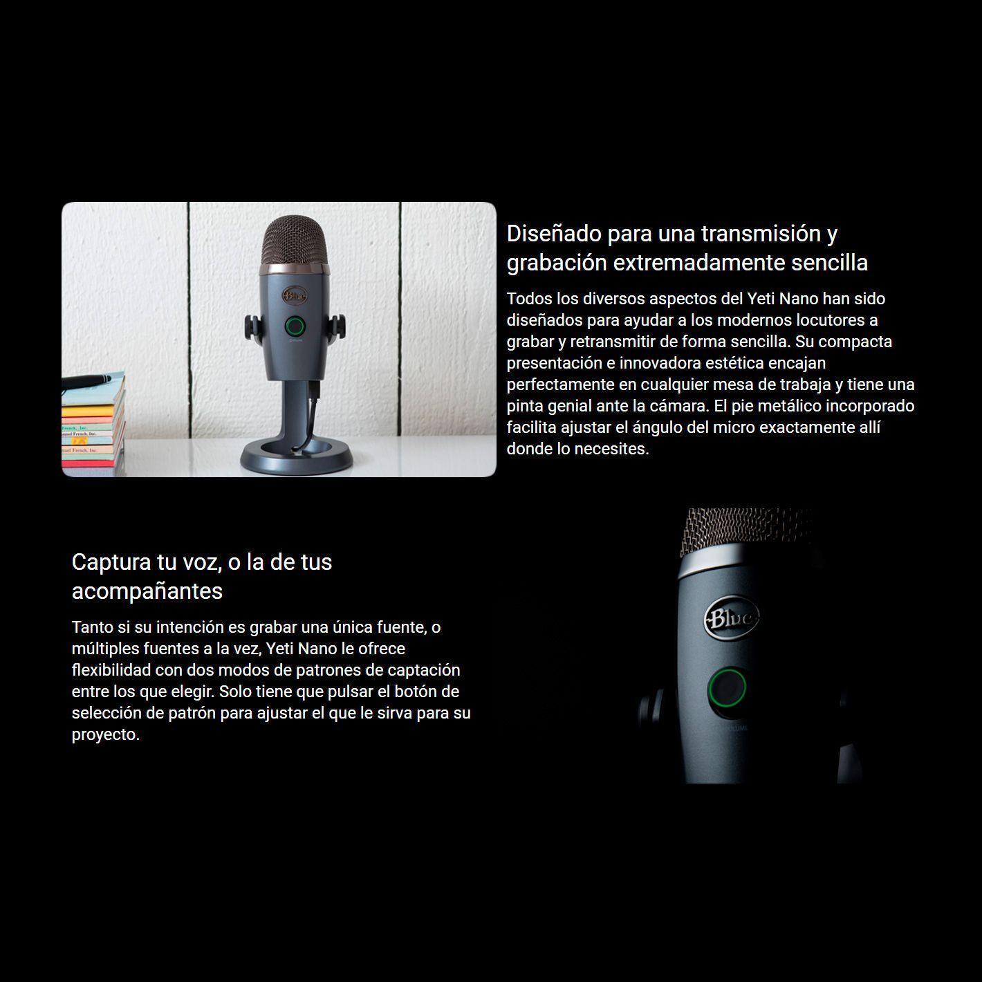 Micrófono Profesional Blue Yeti Nano-4