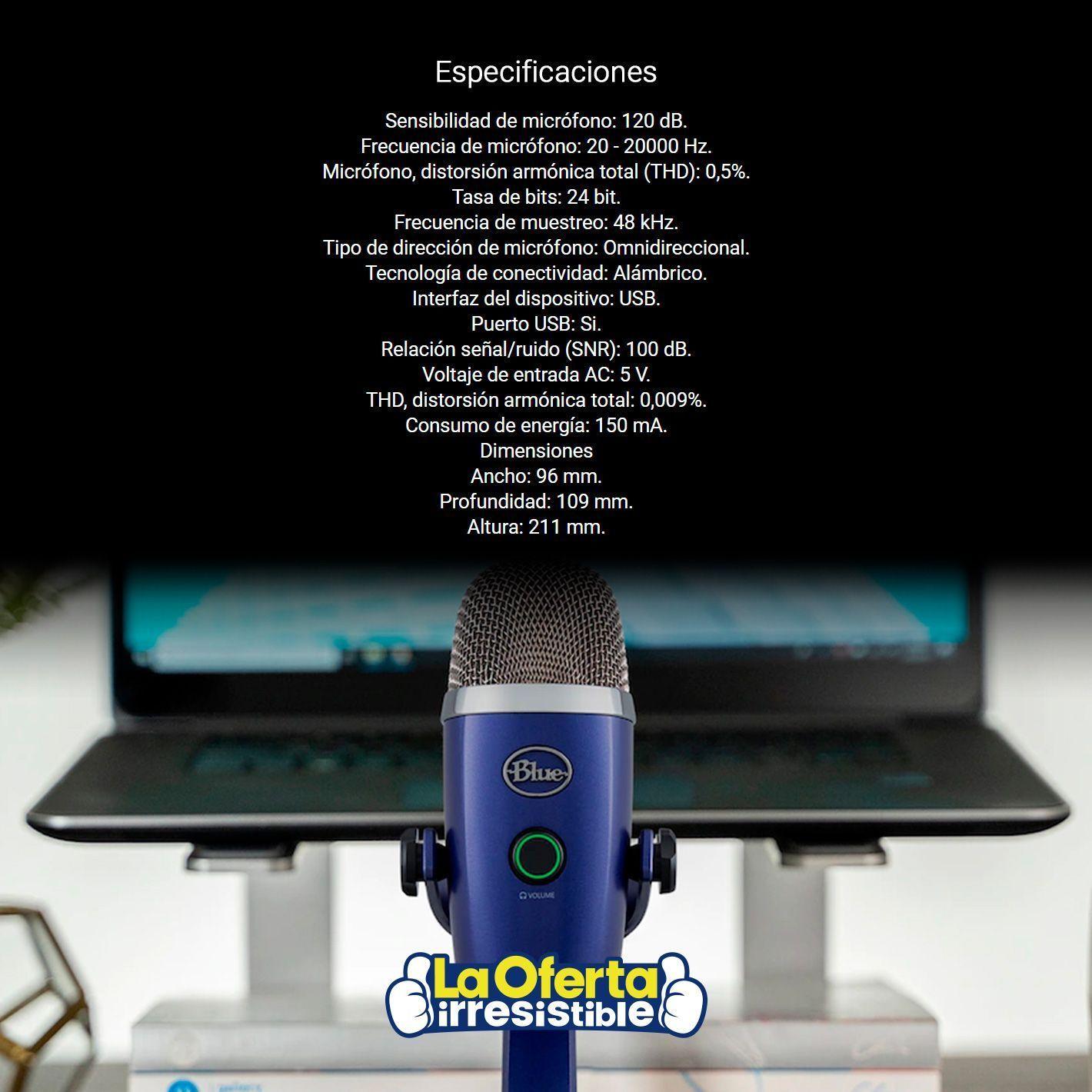 Micrófono Profesional Blue Yeti Nano-1
