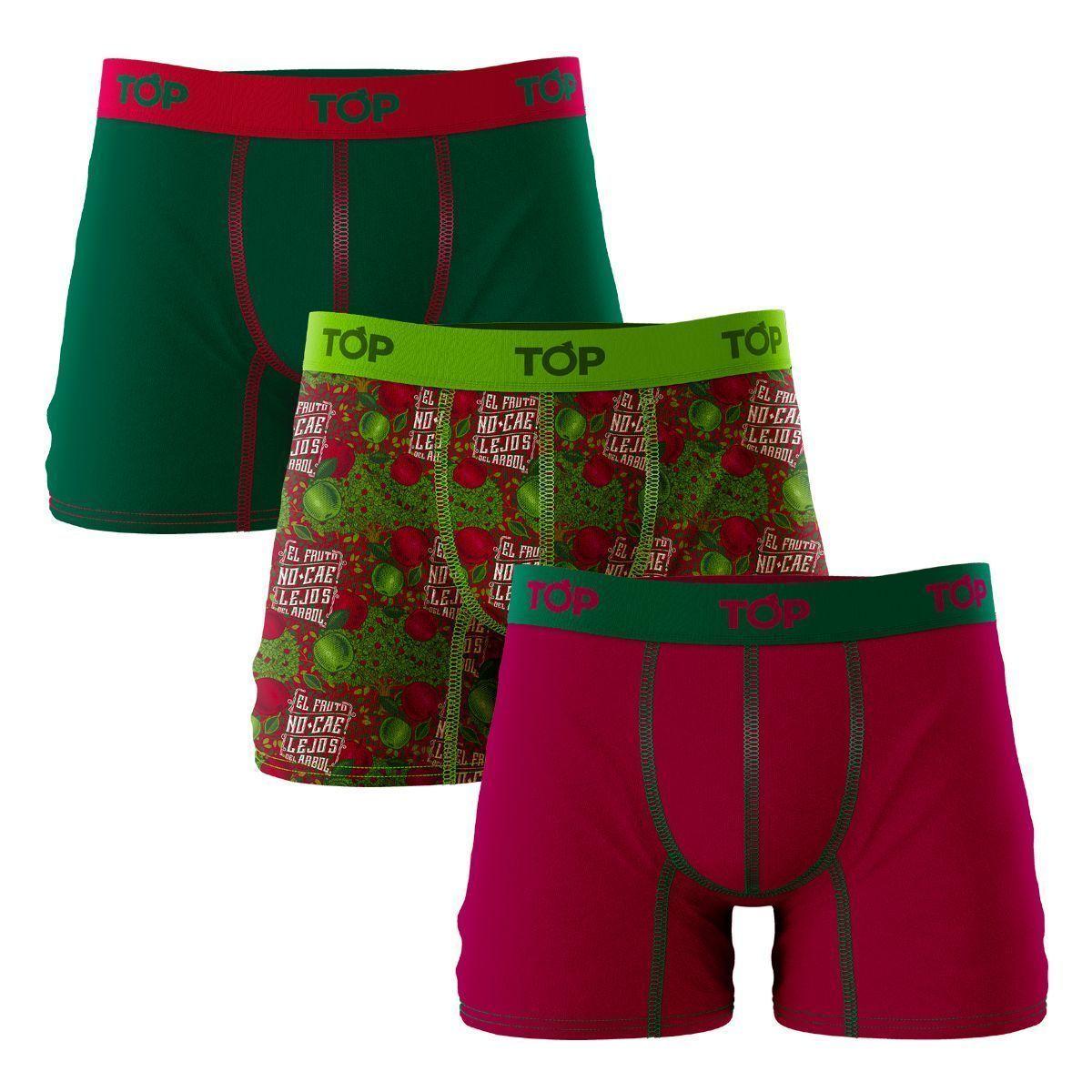 Boxers Medio Algodón Refranes Pack 3 C6-0