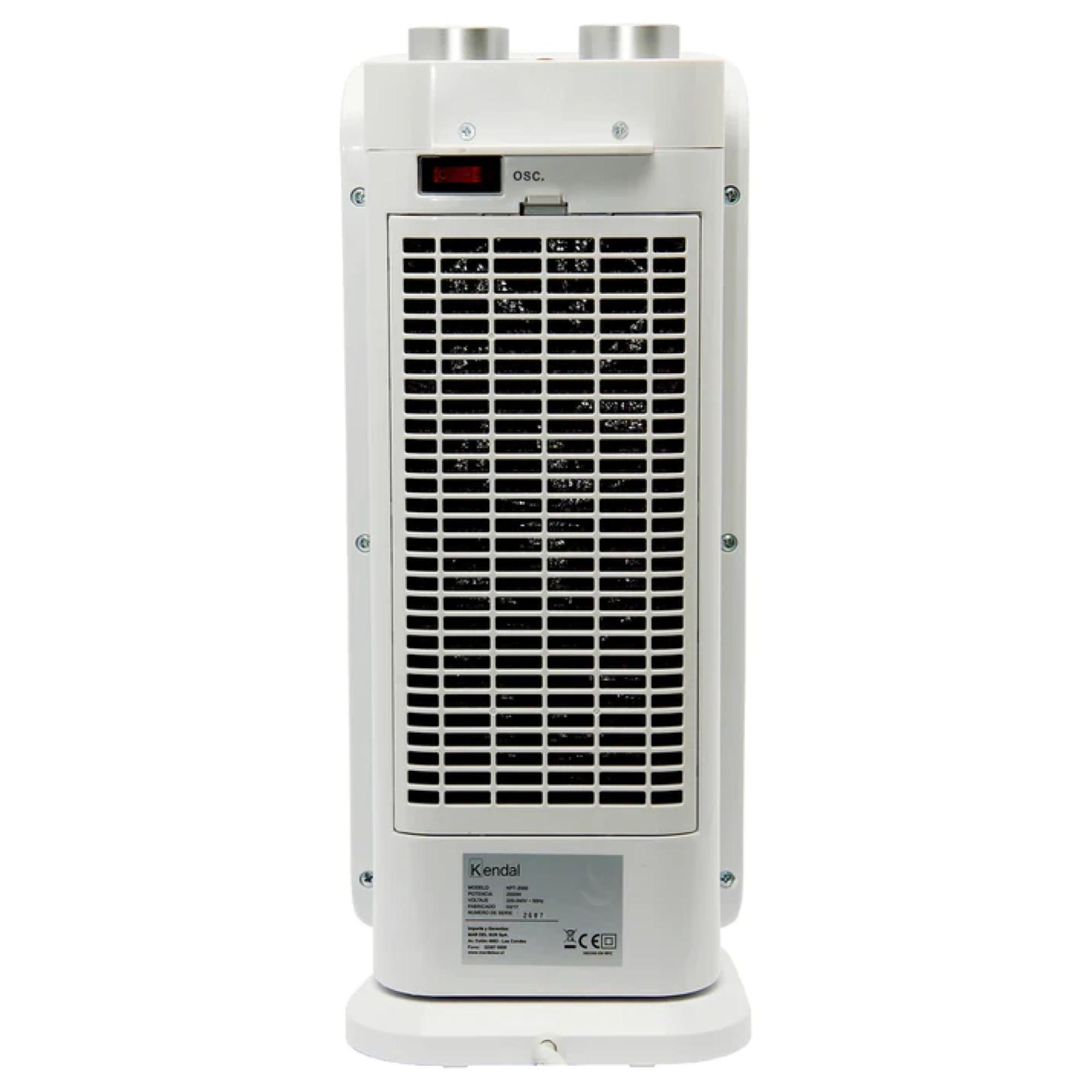 Calefactor De Ceramica Torre 2000W Gris KPT-2000 Kendal-2