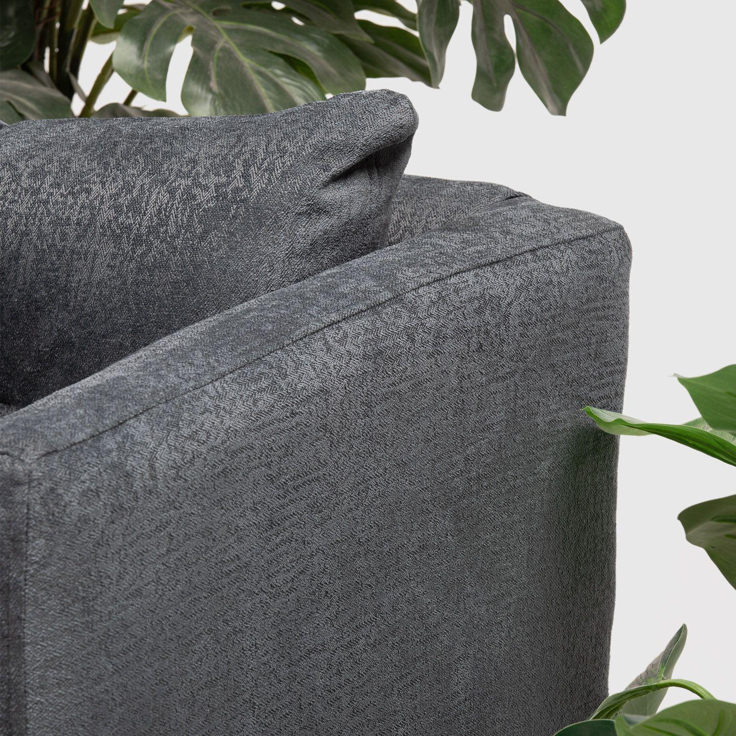 Poltrona Caburga Tela Gris -3