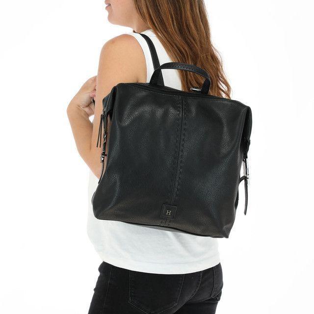 Mochila Negra Black Nitro Broches Humana-3