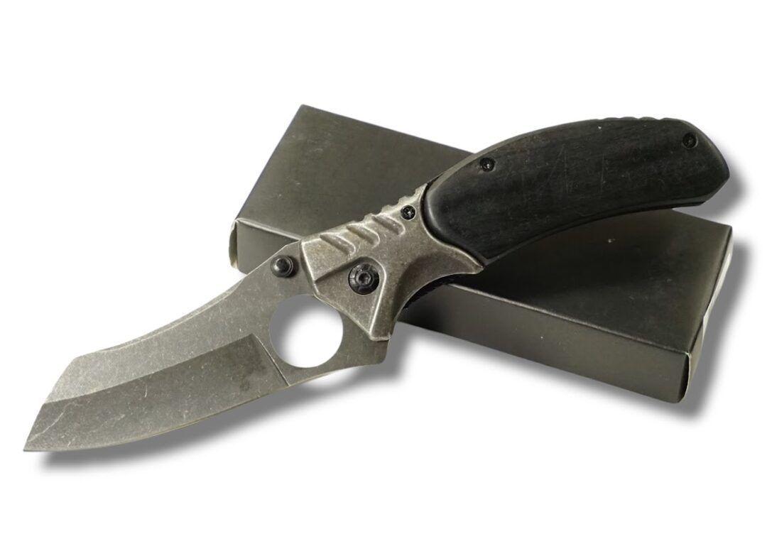 Grey Ash Navaja Asistida Con Grip AL76-0